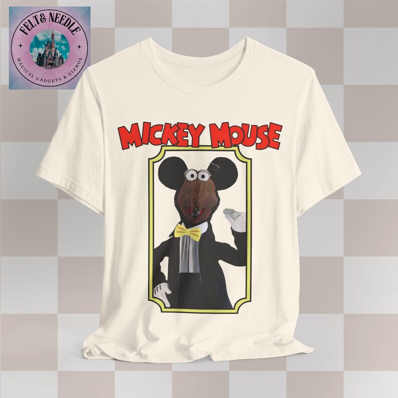 Mickey Mouse Rizzo Disney Rizzo the Rat as Mickey Mouse Unisex Tee, Muppet Vision 3D Shirt ...