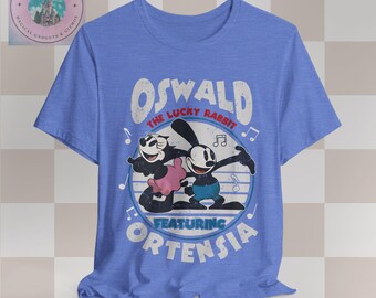 Disney Oswald the Lucky Rabbit Featuring Ortensia, Unisex T-shirt