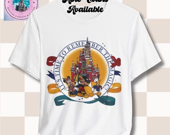 Disney World 25th Anniversary Tee, Mickey and Friends Castle Shirt, Magic Kingdom T-Shirt, Vintage Style Unisex Top, Birthday Gift for