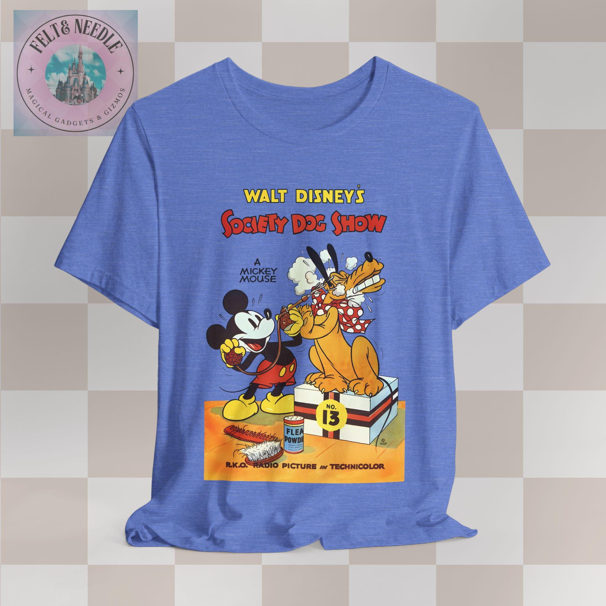 ヴィンテージ ミッキーとプルート ディズニー Tシャツ、ユニセックス 