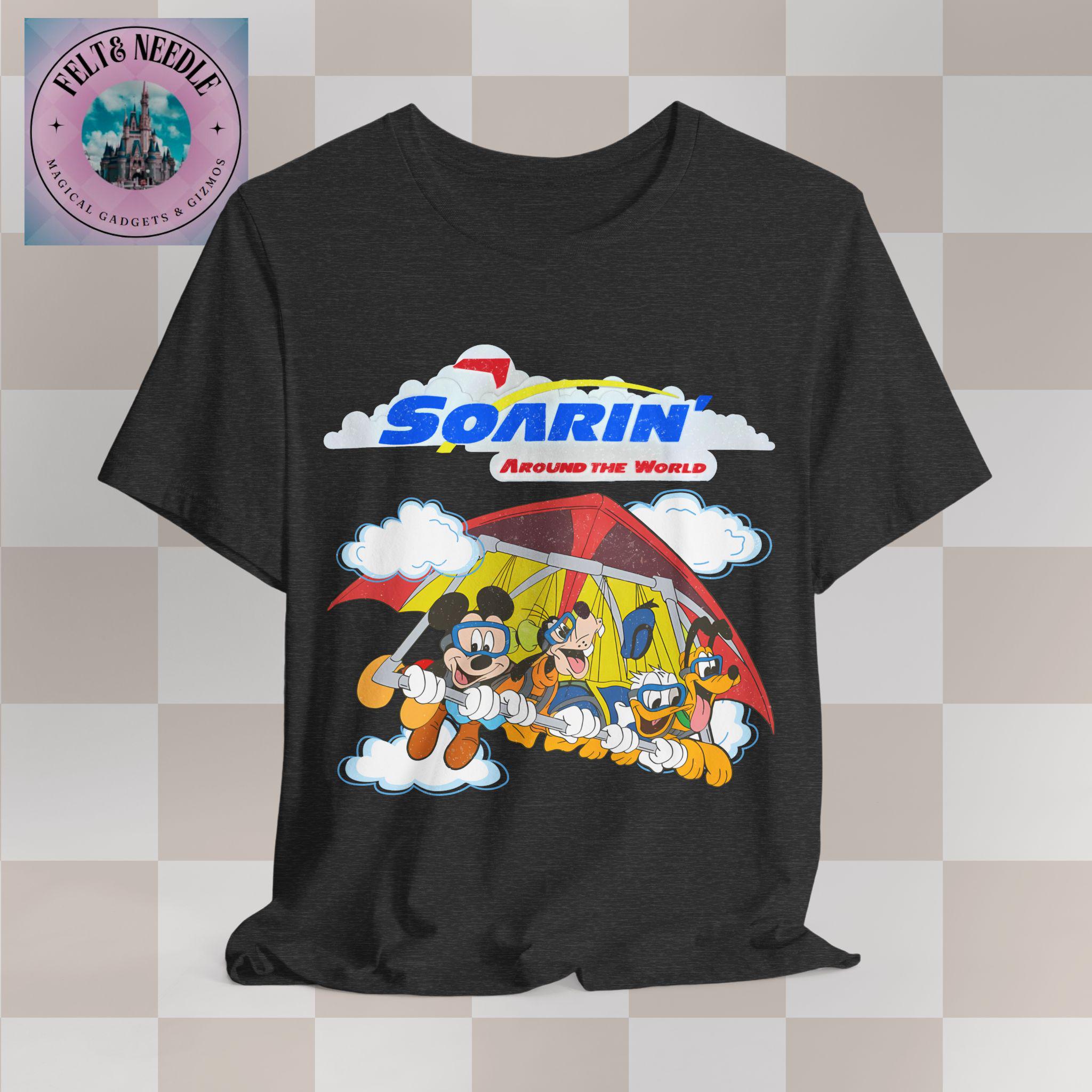 ディズニー ヴィンテージ ソアリン Tシャツ Lサイズ カルフォルニア 90s ヴィンテージ ソアリン・アラウンド・ザ・ワールド Tシャツ、ハング
