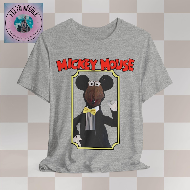 Mickey Mouse Rizzo Disney Rizzo the Rat as Mickey Mouse Unisex Tee, Muppet Vision 3D Shirt ...