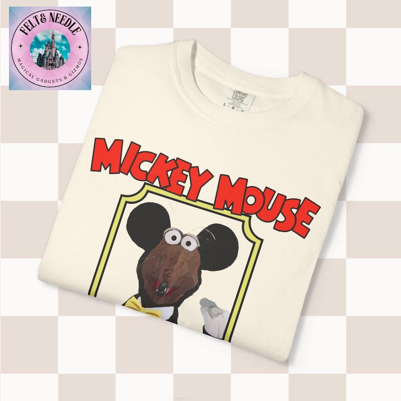 Comfort Colors Rizzo the Rat Mickey Mouse Muppet Vision 3D T-shirt | Disney World image 9
