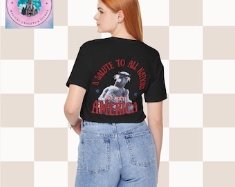 Sam Eagle Salute To All Nations But Mostly America tee | Muppet Vision 3D