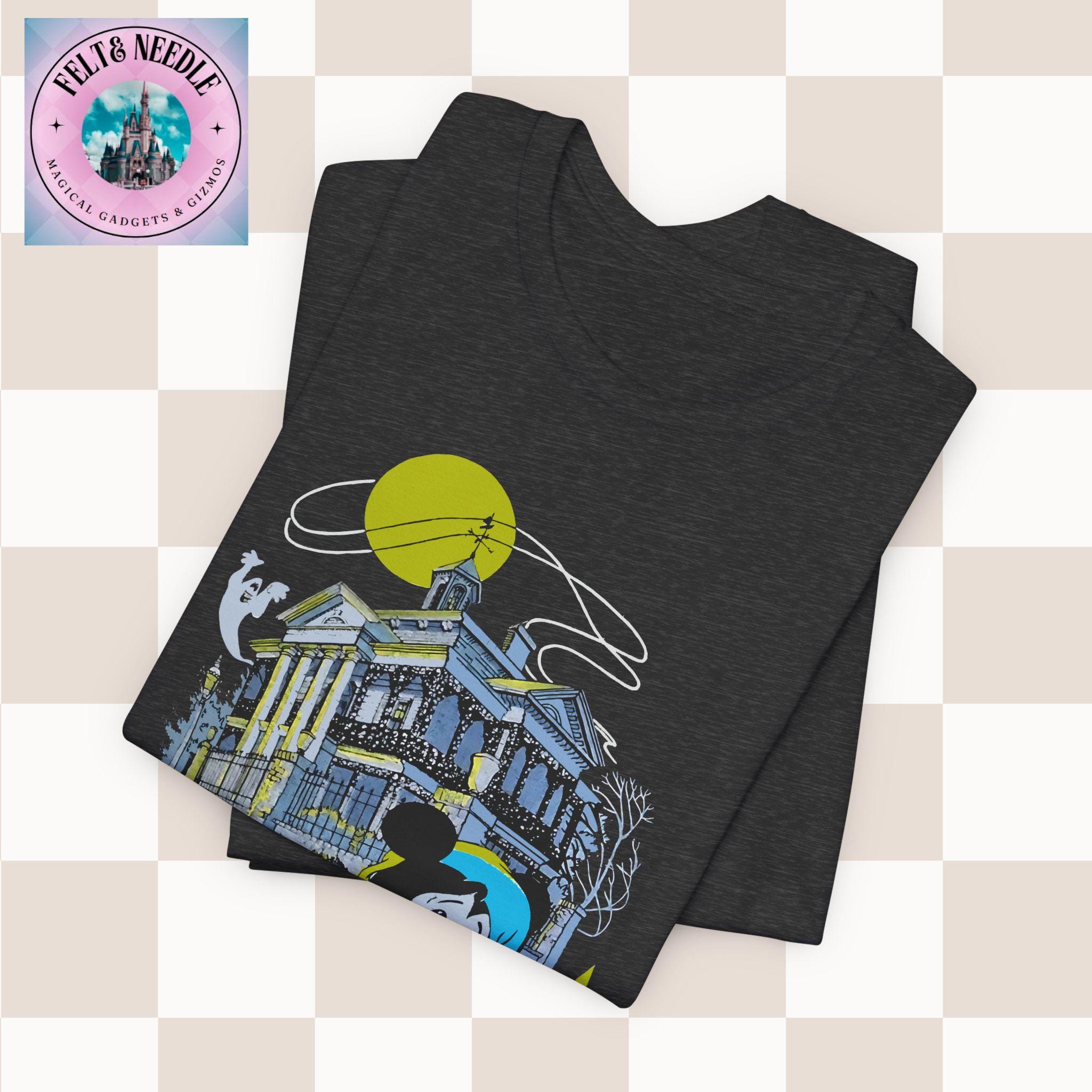 ヴィンテージ ミッキーマウス ホーンテッドマンション Tシャツ、レトロ