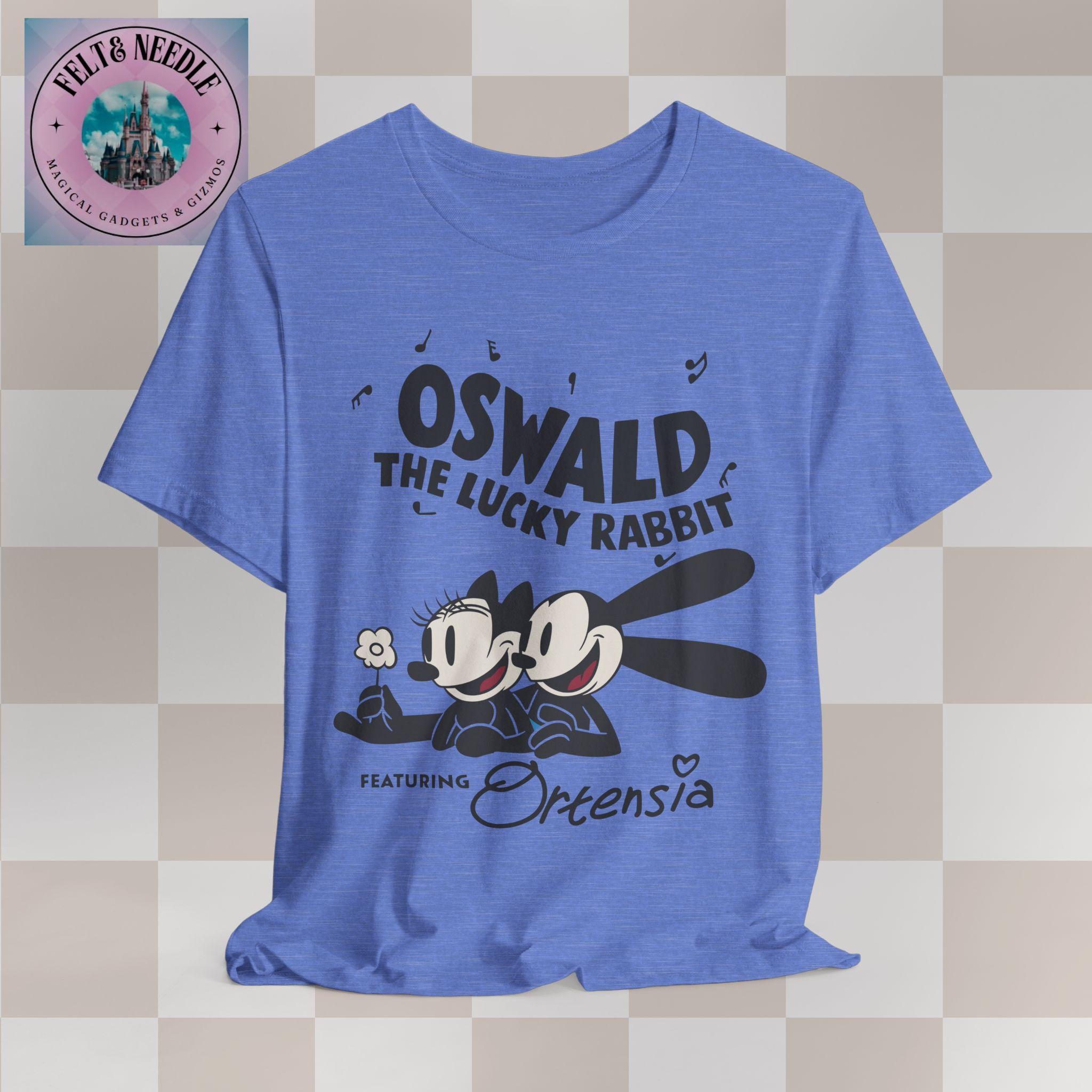 Oswald the Lucky Rabbit Unisex T-shirt, Tee, Short Sleeve, Disney