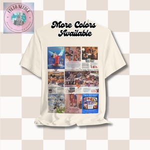 Vintage Disney Channel Advertisements Tee, Graphic T-Shirt, Retro 90s TV Show Merch, Unisex Shirt, Classic Logo Top