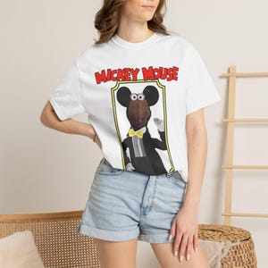 Comfort Colors Rizzo the Rat Mickey Mouse Muppet Vision 3D T-shirt | Disney World image 14