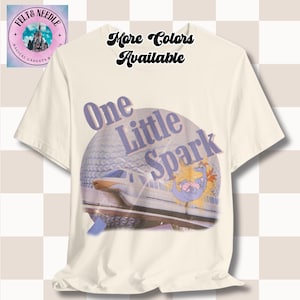 Retro One Little Spark Figment Epcot Center Tee, Spaceship Earth Monorail Shirt, Disney World Tee, Disney Vacation, Journey into Imagination