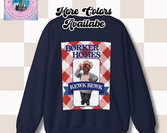 Swedish Chef Retro Cookbook Sweatshirt, Bork Kewk Bewk Funny Chef, Vintage Kitchen Jumper, Foodie Apparel, Unisex Crewneck, Cooking Fashion