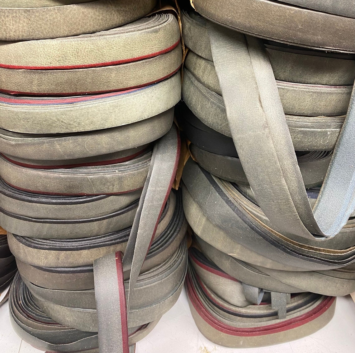 RARE VINTAGE Genuine Neuman Leather Calfskin Golf Grips Strips Etsy