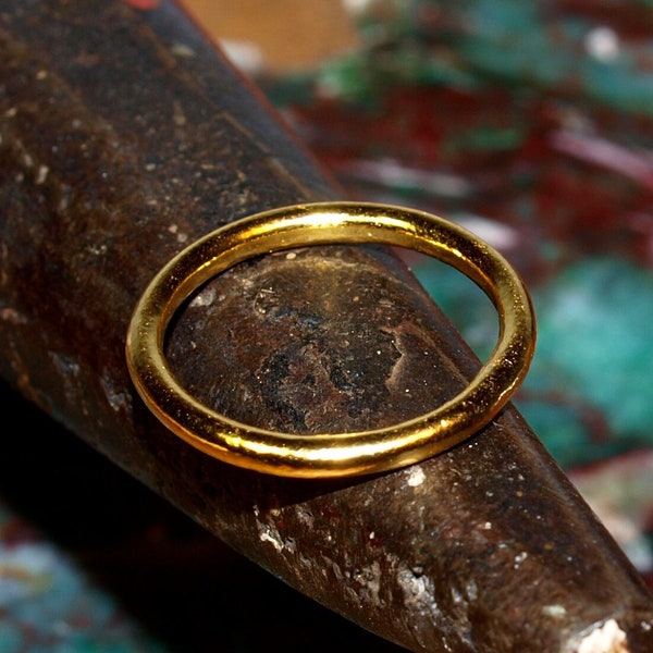 Pure Gold Ring Etsy
