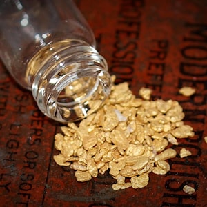 California Gold Nuggets - Genuine Small Placer Gold - Raw Gold - California Gold Minerals - Precious Metal 4.56 grams (N2150)