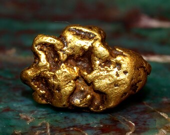 Alaska Gold Nugget - American Mined Gold - Genuine Gold Specimen - Raw Alaska Natural Gold - Rare Precious Metal - 3.56 grams (N1860)