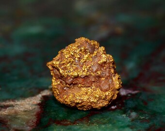 Raw Gold Nugget from California - Authentic Placer Gold - Genuine Mineral Specimen - Raw Natural Gold - Precious Metal 1.72 grams (N1722)