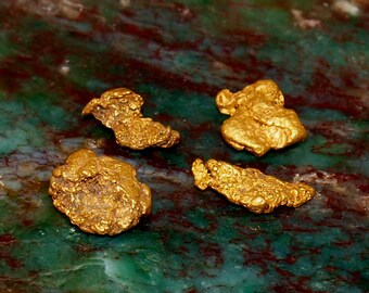 Alaska Gold Nuggets Genuine Natural Placer Gold Raw Gold Real Gold Minerals  Precious Metal 4.29 Grams N1819 