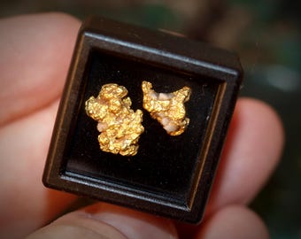 Arizona Gold Nuggets - Authentic Natural Placer Gold - Raw Gold Nuggets - Genuine Gold Mineral Specimens - Precious Metal 2.93 grams (N2134)