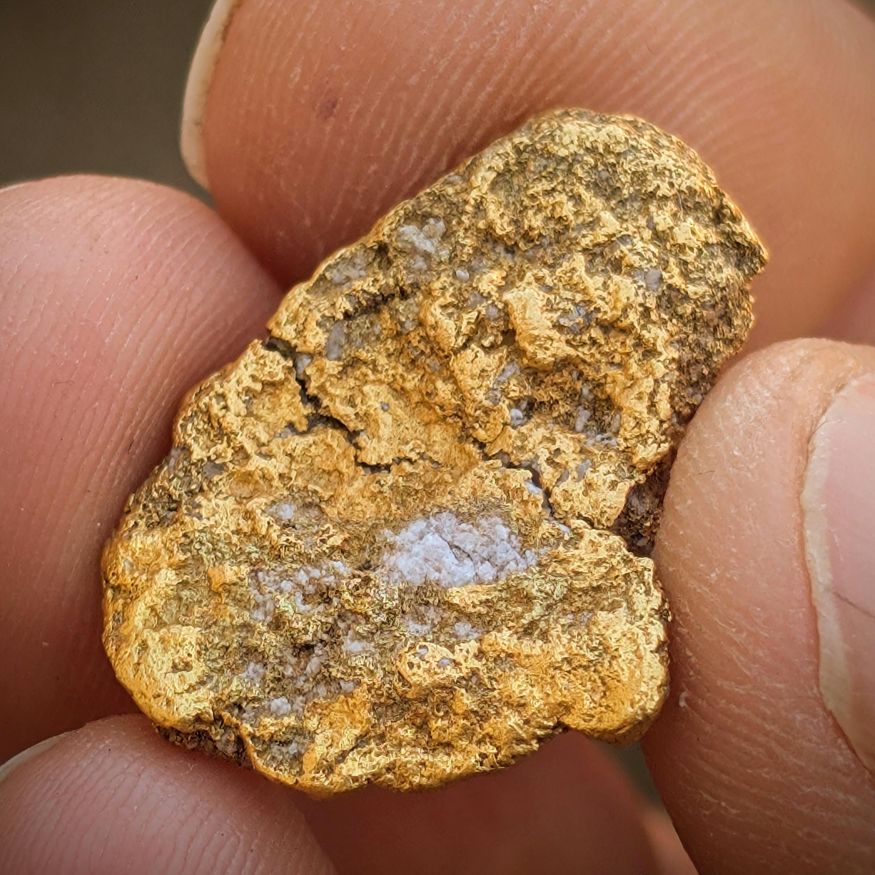 Gold Nugget - Genuine Mineral Specimen - Raw Arizona Gold - Rare