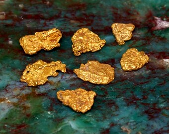 Genuine Natural Placer Gold - Raw Gold Nuggets - Real Arizona Gold Minerals - Precious Metal Mining - 2.82 grams (N1790)