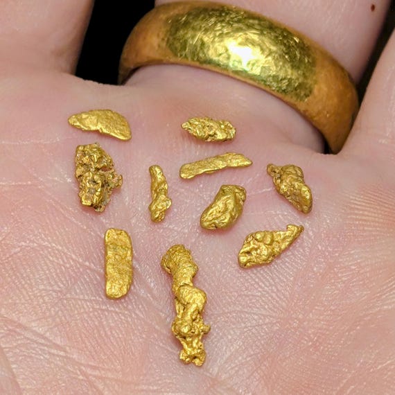 Genuine Arizona Gold Nuggets, 2.38 Grams, Precious Metals