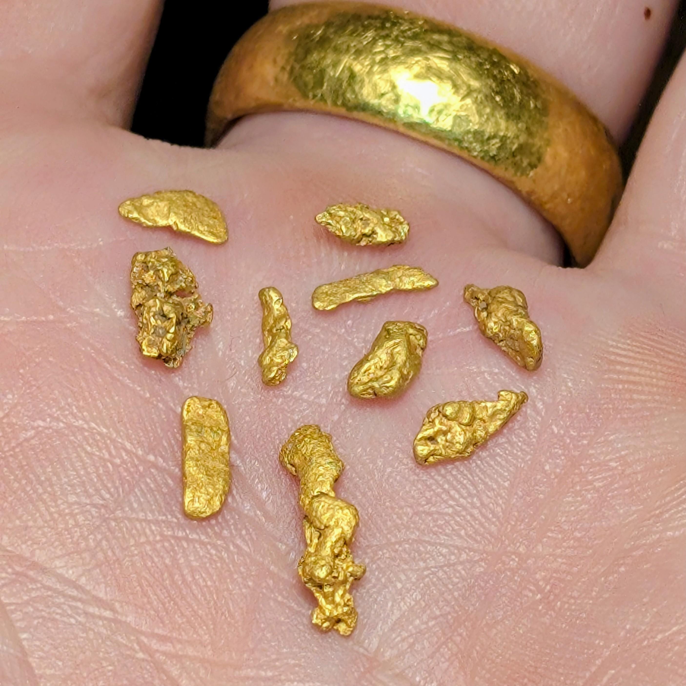 Genuine Arizona Gold Nuggets, 2.38 Grams, Precious Metals