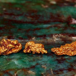 Arizona Gold Nuggets - Authentic Natural Placer Gold - Raw Gold Nuggets - Genuine Gold Mineral Specimens - Precious Metal 2.02 grams (N1761)