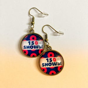 Phish 150 shows Earrings jewelry gift