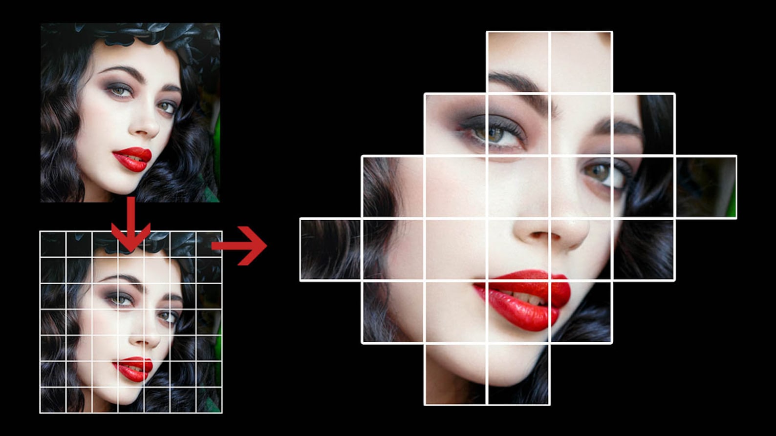 Split My Image Into Grid Photoshop Actions - Etsy