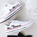 Just Married Converse, Wedding Converse, custom wedding shoes, bridal sneaker, wedding shoe for bride, bachelorette party, bride shoes