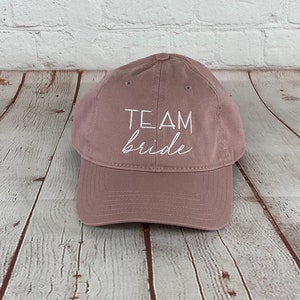Team bride Bridesmaid gift,  girls weekend bachelorette party, Bridesmaid proposal, Bachelorette gifts, Embroidered hat, Bridesmaids gifts
