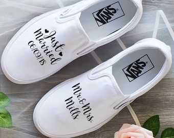 Wedding Vans Etsy