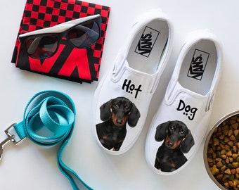 custom dog vans shoes