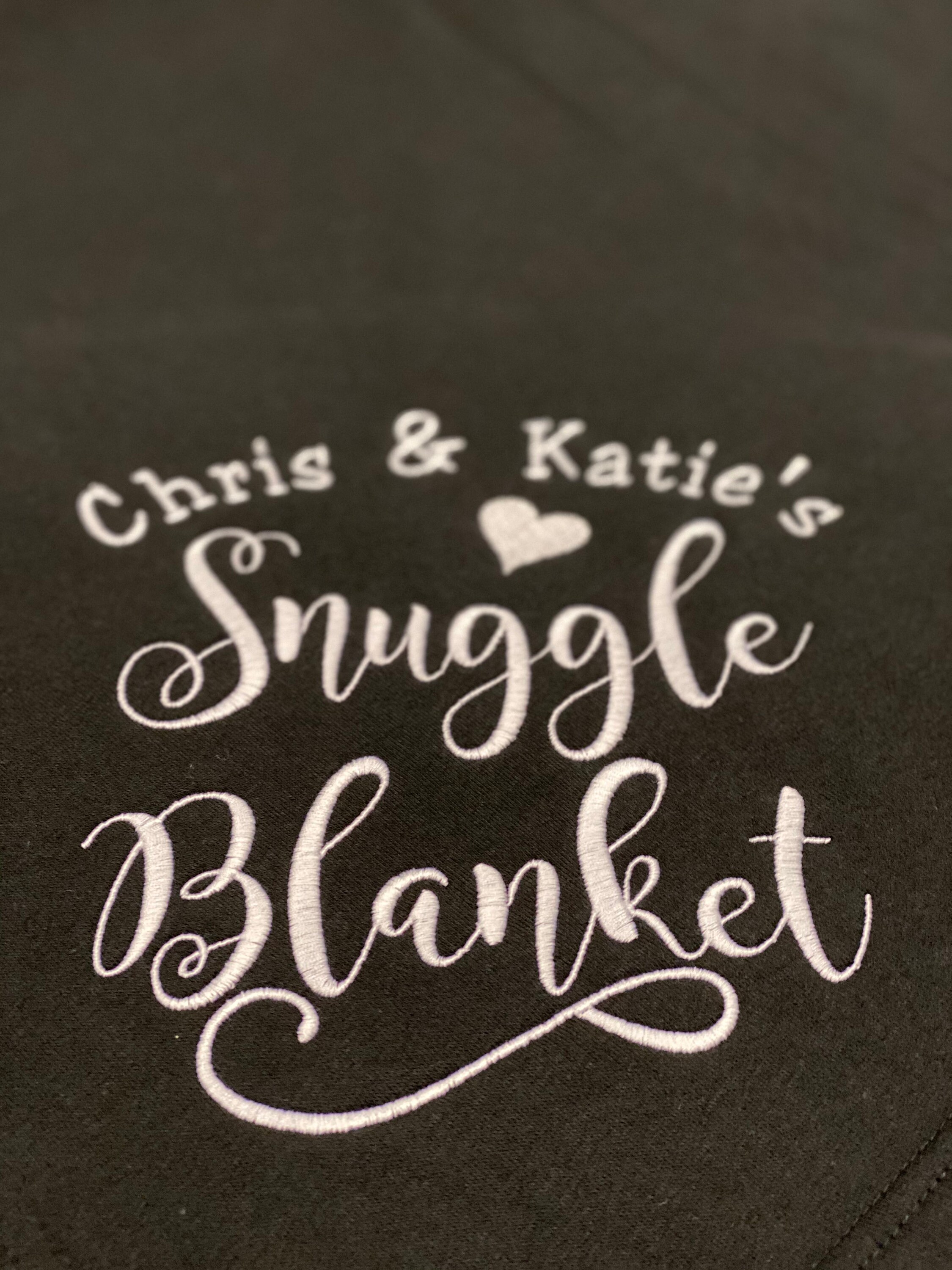 Personalized Blanket Snuggle Blanket design Embroidered | Etsy