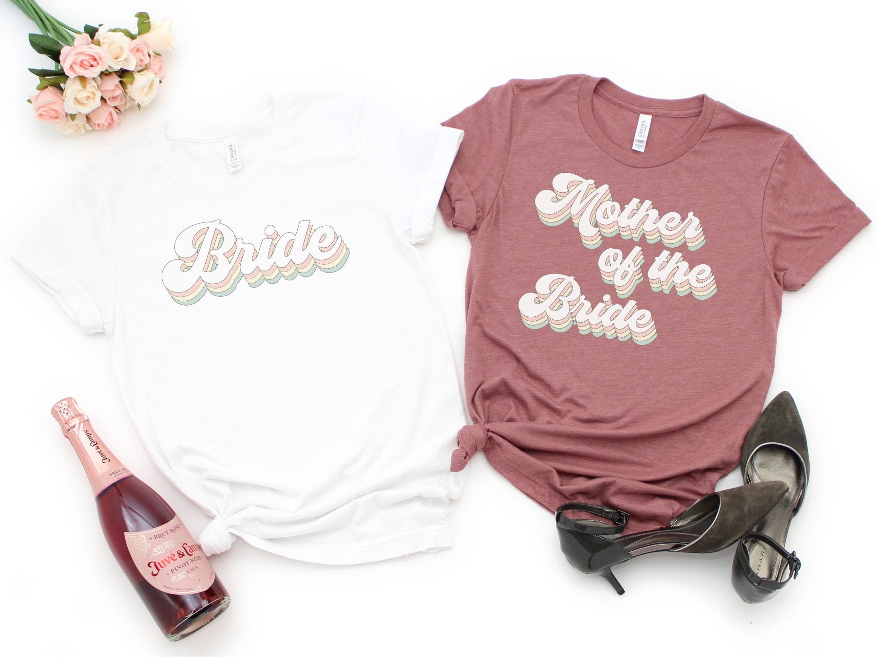 Retro Mother of Bride shirt, Bachelorette Shirts, Bride Shirts, Cute …