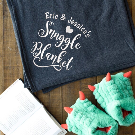 Personalized Blanket-snuggle Blanket Design embroidered Gift - Etsy