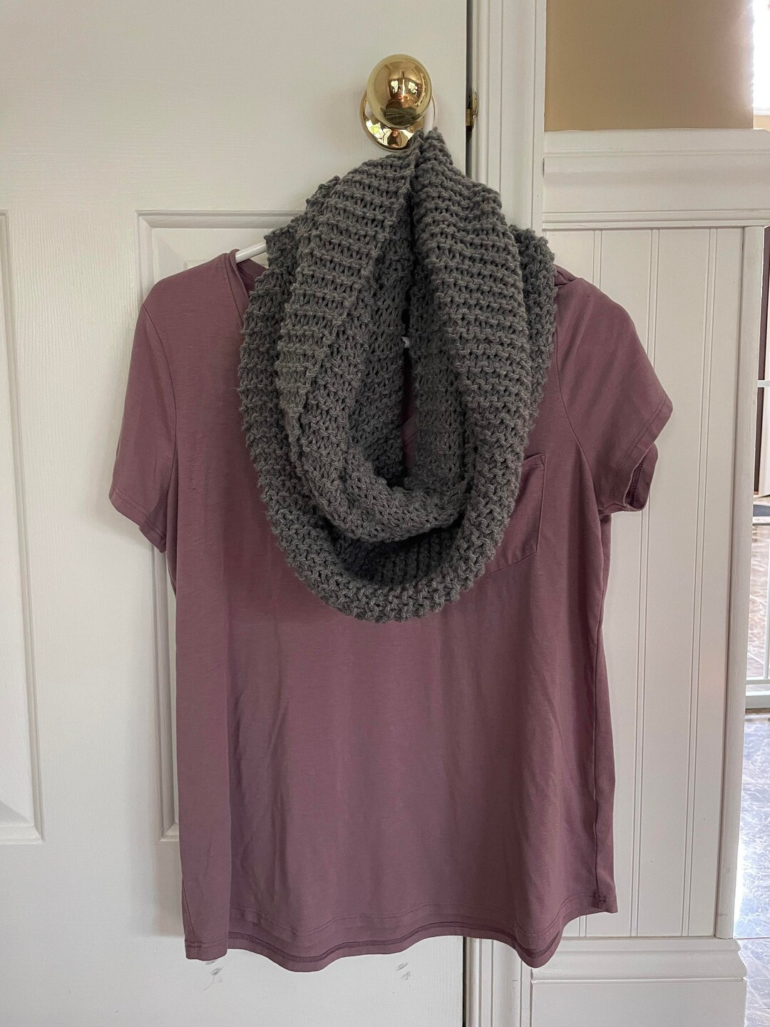 Knit Infinity Scarf Perfect for Fall - Etsy