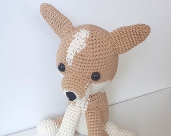 Crochet Dog Crochet Chihuahua Dog Chihuahua Soft Toy Stuffed Chihuahua Plush Animal Chihuahua Dog Toy Amigurumi Chihuahua Dog Handmade Toy