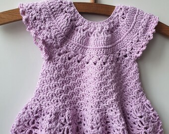 Crochet Baby Dress, Crochet Newborn Dress, Crochet Newborn Outfit, Baby Girl Clothes