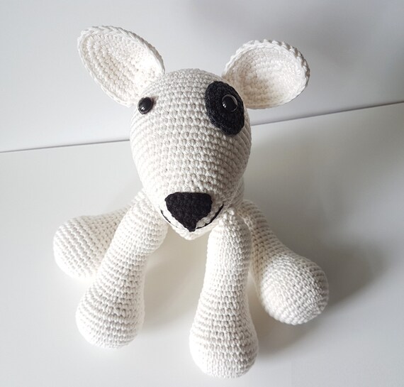 bull terrier stuffed animal