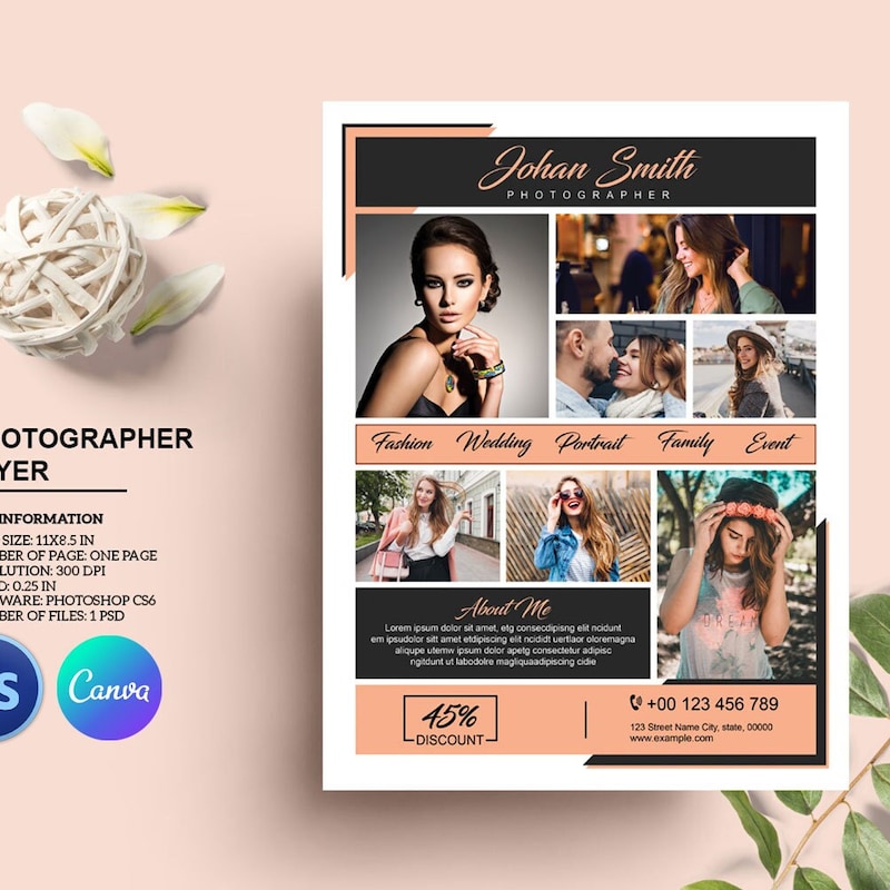 Flyer Template Etsy