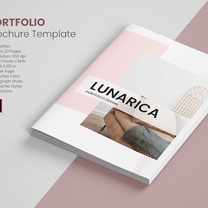 Modern Design Portfolio Template | Multipurpose Work Portfolio Brochure | InDesign template | Instant Download