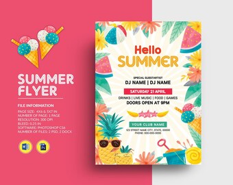 Flyer Template Etsy
