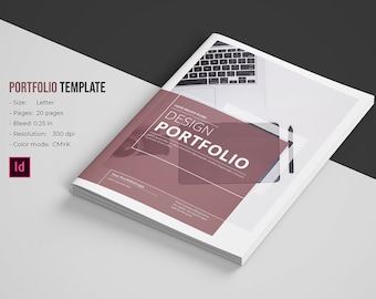 Portfolio Template |  Designer Portfolio, Multipurpose Portfolio Brochure | InDesign template | Instant Download