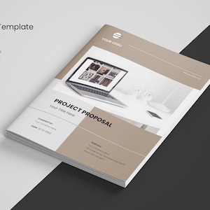Project Proposal Template: Business Plan, MS Word & InDesign (Digital Download)