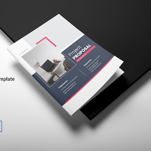 Business Proposal Template: Minimalist Design for MS Word & InDesign (Letter Size)