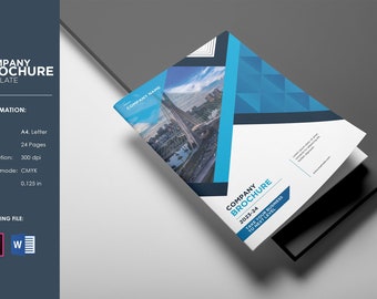 Sjabloon bedrijfsprofielbrochure: huisstijl (Ms Word, InDesign)