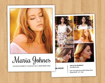 senior graduation announcement template