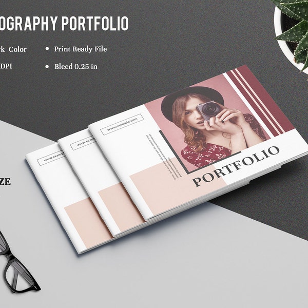 Photography Portfolio Brochure Template | Photographer Porfolio Template | Multipurpose Portfolio | Photoshop template | Instant Download