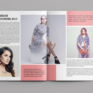 Fashion Lookbook Brochure Photography Magazine Template - Etsy