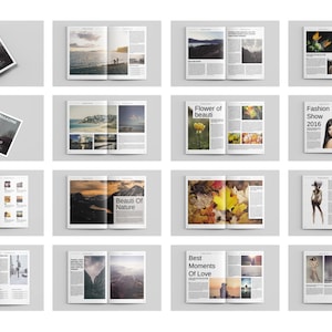 Magazine Templates – Stylish & Customizable Layouts for Every Theme | Photography Magazine | Indesign Template